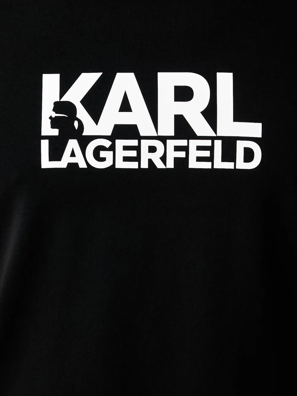 Karl Lagerfeld T-shirt met logoprint Zwart