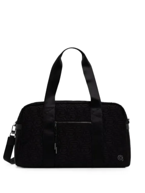 Karl Lagerfeld sac fourre-tout à monogramme embossé