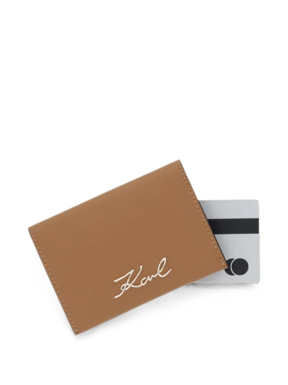 Karl Lagerfeld K Signature portemonnee Bruin