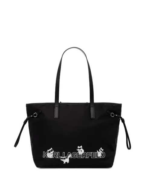 Karl Lagerfeld logo-print tote bag
