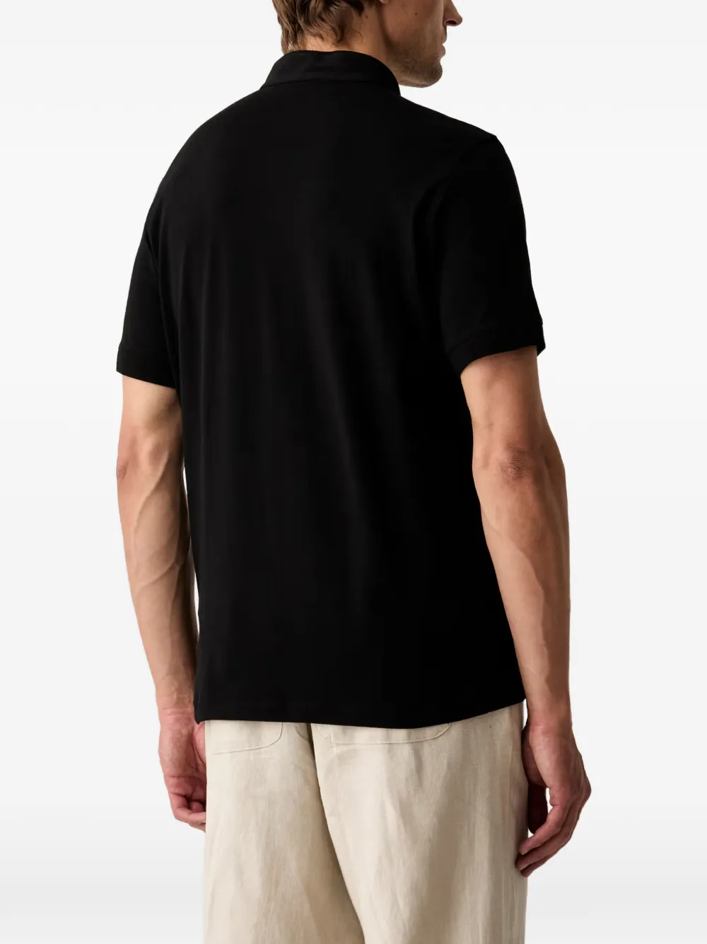 Karl Lagerfeld T-shirt met logo-tape Zwart