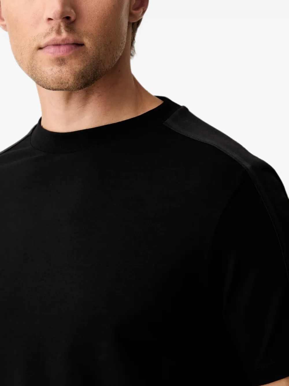 Karl Lagerfeld T-shirt met logo-tape Zwart