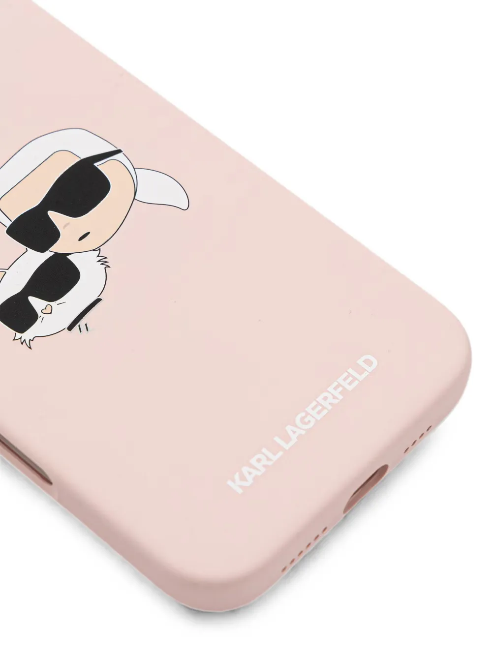 Karl Lagerfeld Ikonik Karl Choupette iPhone hoesje Roze