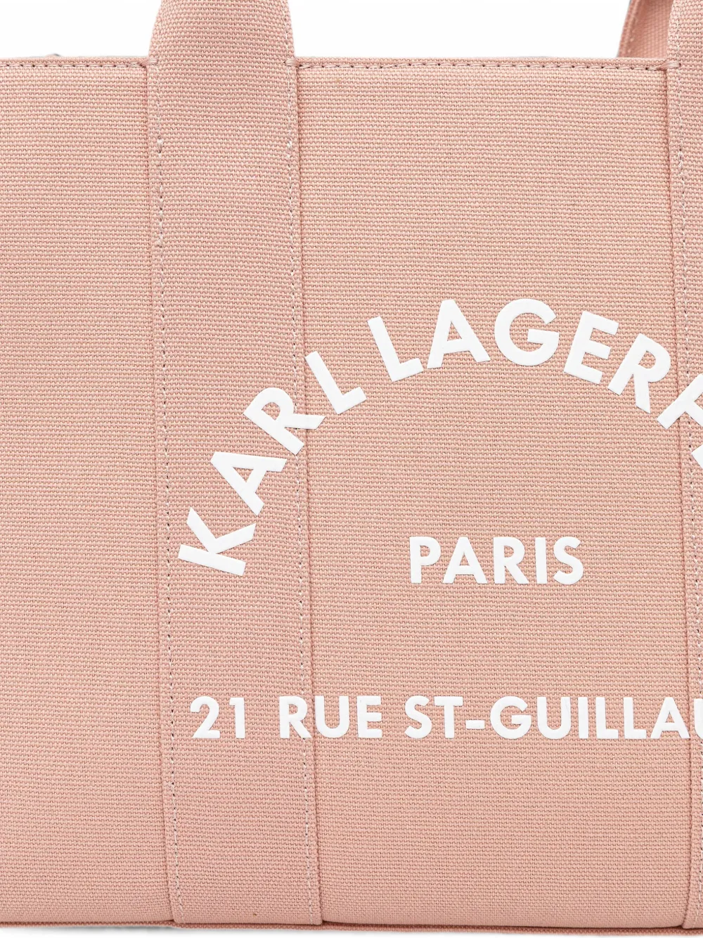 Karl Lagerfeld Shopper met logoprint Roze