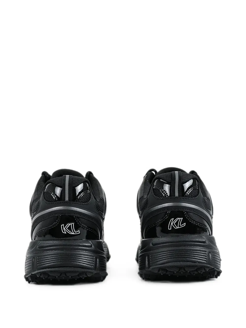 Karl Lagerfeld Orion Trail panelled lace-up sneakers Zwart