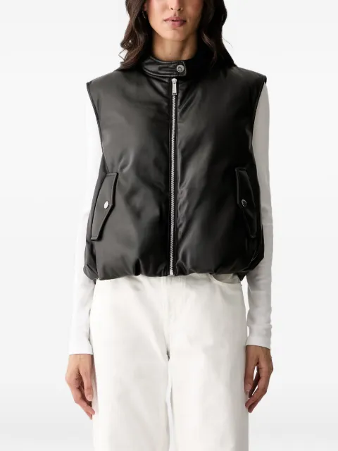 Karl Lagerfeld high-neck padded gilet