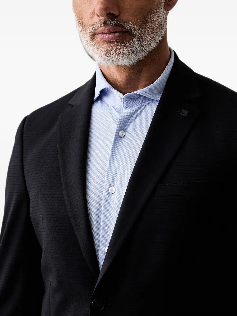 Karl Lagerfeld Blazer met enkele rij knopen Blauw