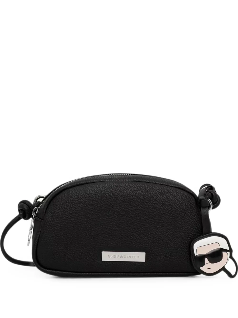 Karl Lagerfeld logo-plaque crossbody bag