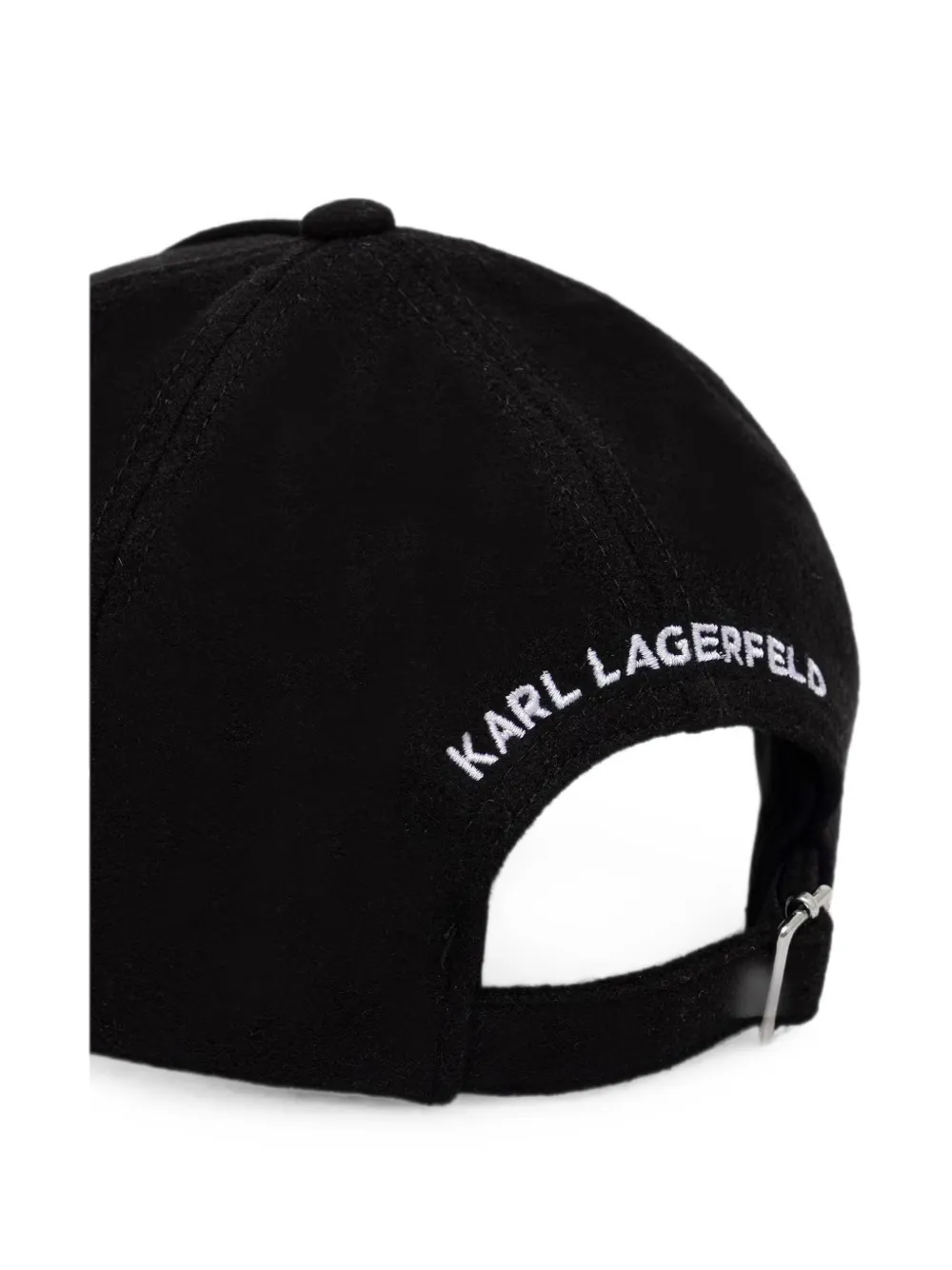 Karl Lagerfeld Pet verfraaid met parels en geborduurd logo Zwart