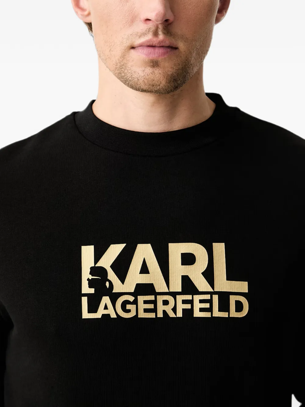 Karl Lagerfeld Trui met logoprint Zwart