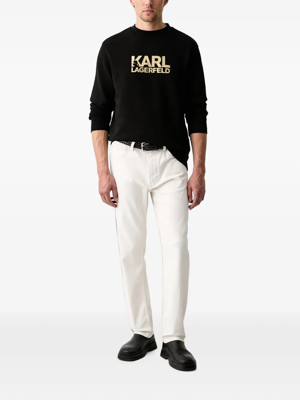 Karl Lagerfeld Trui met logoprint Zwart