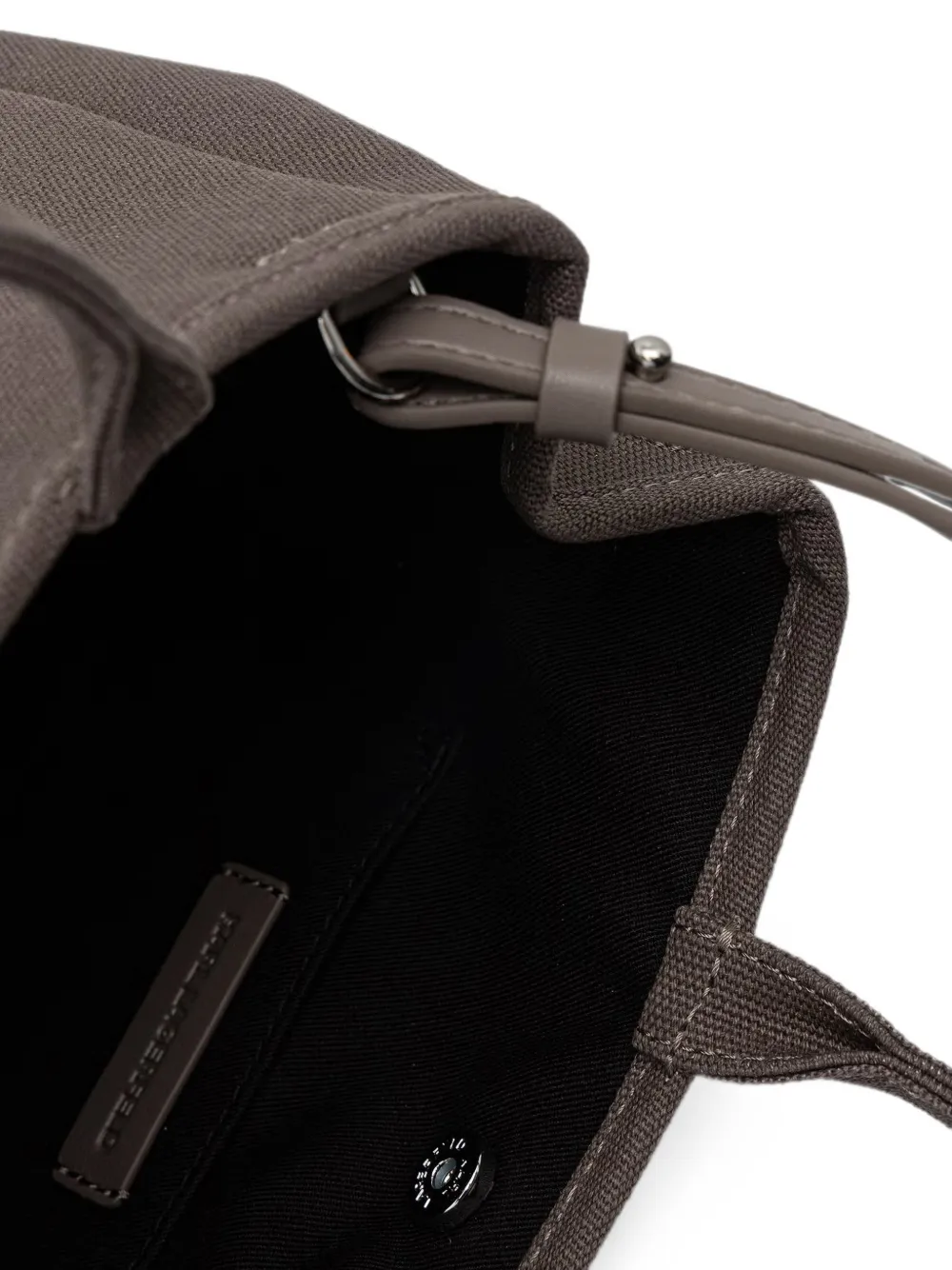 Karl Lagerfeld Katoenen shopper met logoprint Bruin