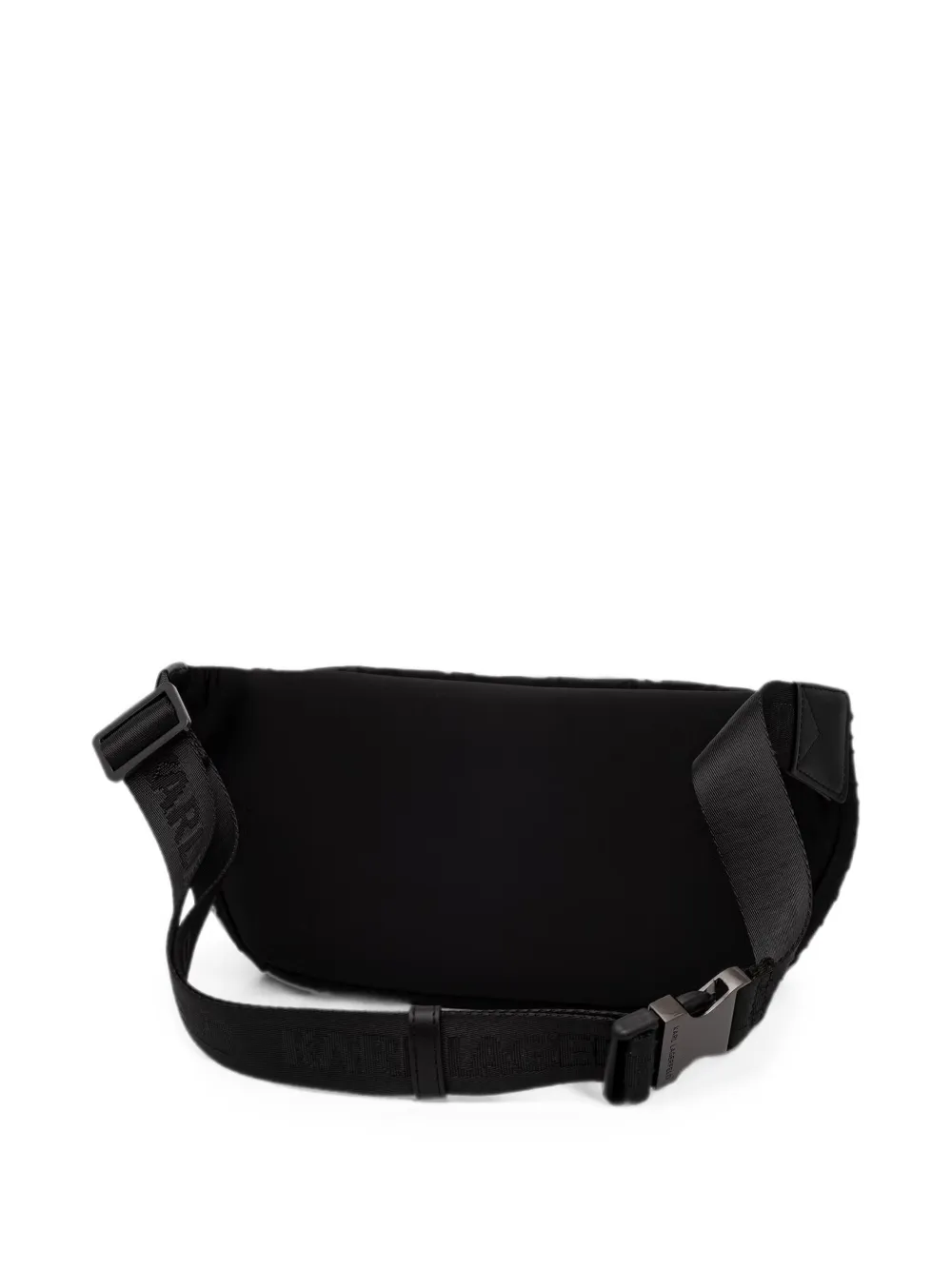 Karl Lagerfeld logo-embossed belt bag Zwart