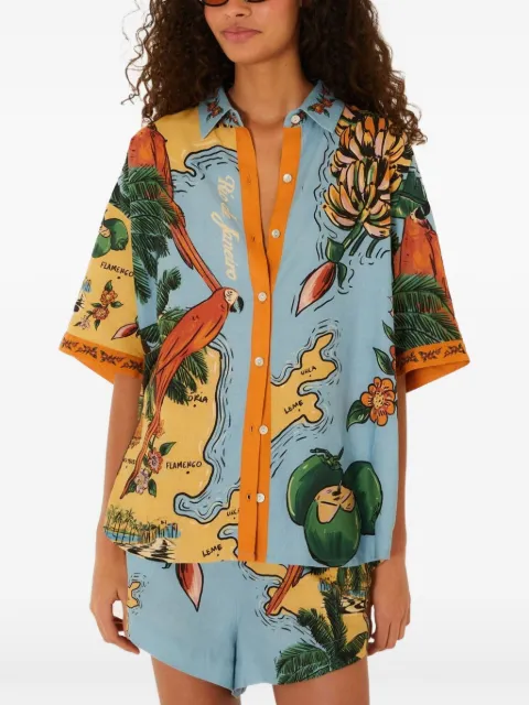 FARM Rio chemise Beaches Path multicolore