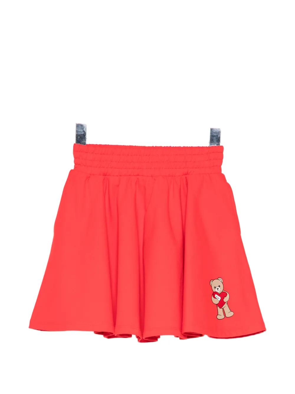 Moschino Kids Teddy Bear-print skirt - Rosso