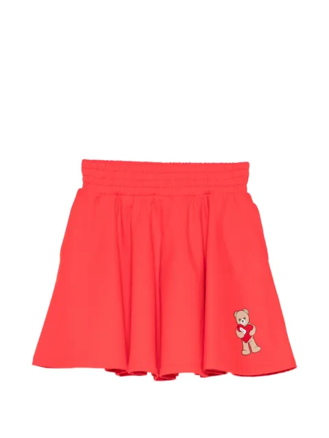Moschino Kids falda con motivo Teddy Bear