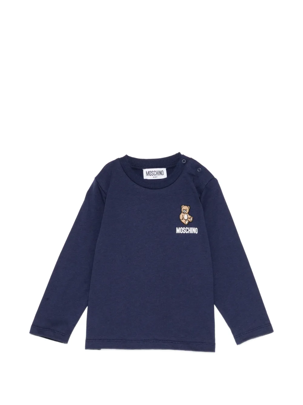 Moschino Kids T-shirt con stampa Teddy Bear - Blu