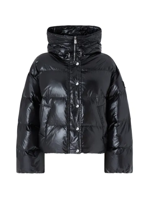PINKO technical canvas jacket with hood