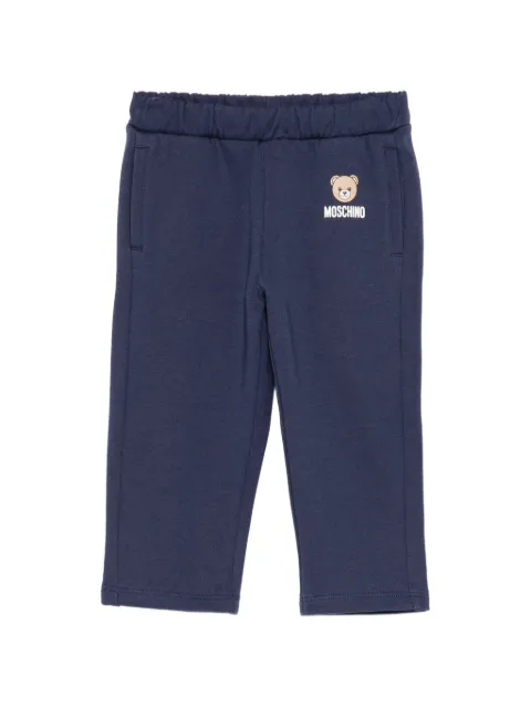 Moschino Kids Teddy Bear-print track pants