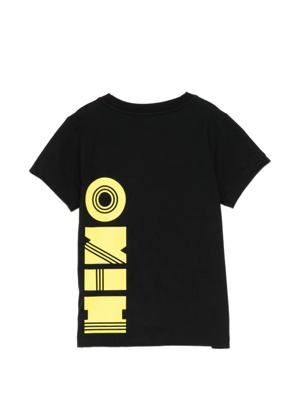 Moschino Kids T-shirt met logoprint Zwart