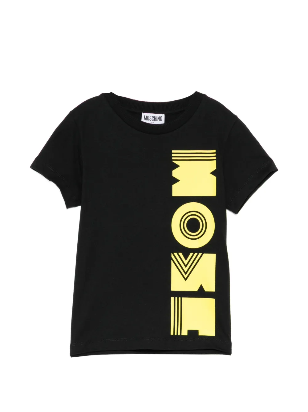Moschino Kids logo-print T-shirt - Nero