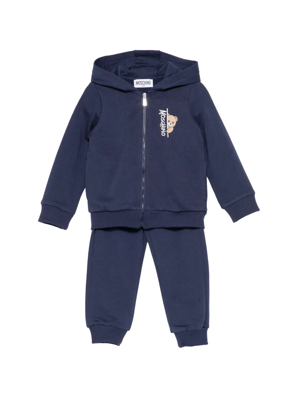 Moschino Kids Teddy Bear-print tracksuit - Blu