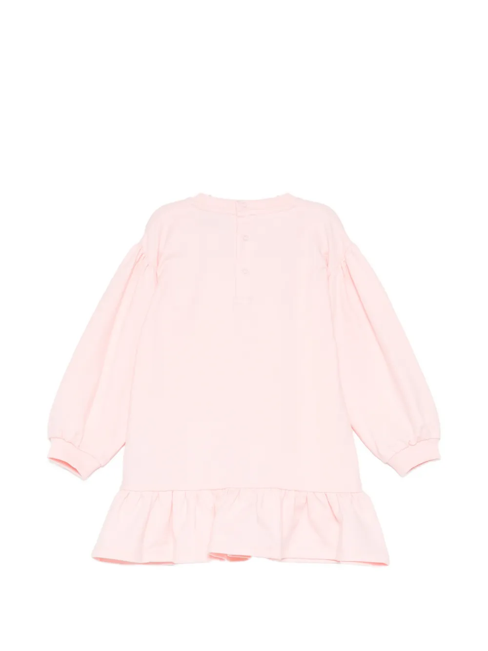 Moschino Kids Teddy Bear-print dress Roze