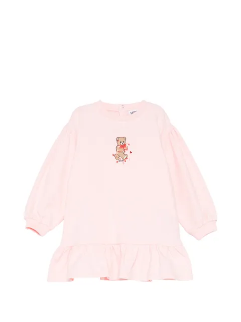 Moschino Kids vestido con estampado Teddy Bear
