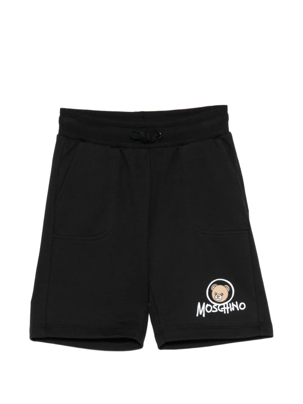 Moschino Kids Teddy Bear-print shorts - Nero