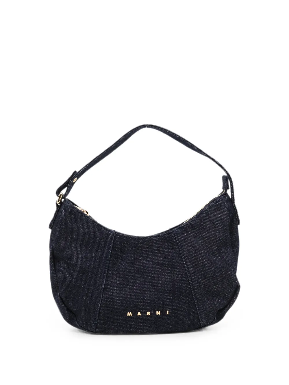 Marni Kids denim shoulder bag - Blu