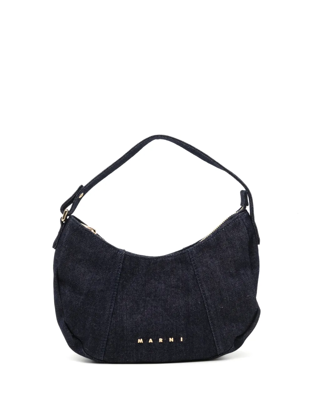 Marni Kids denim shoulder bag - Blu