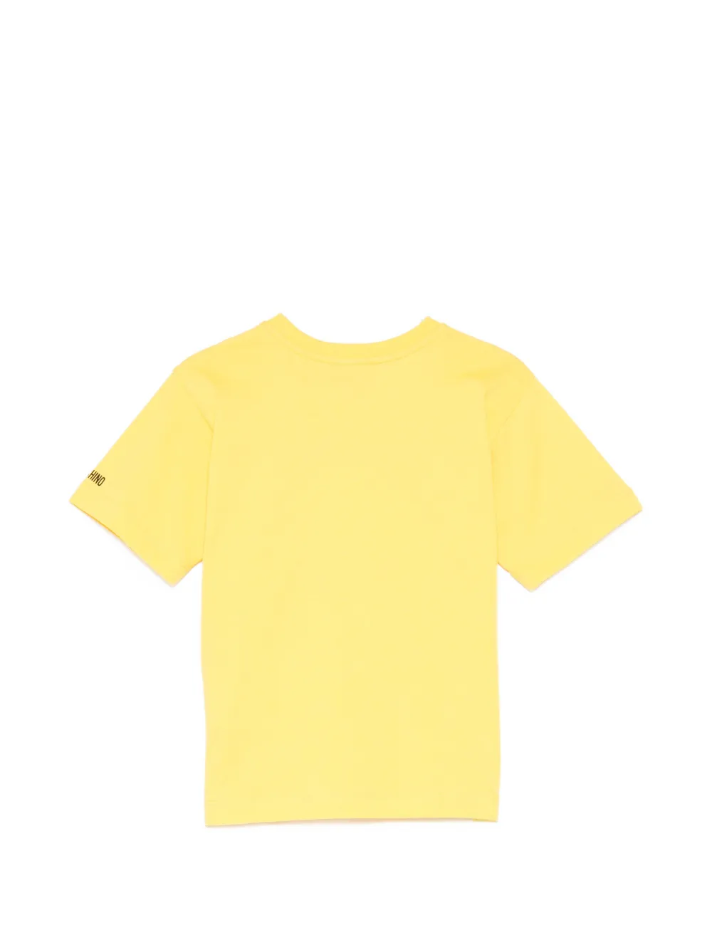Moschino Kids T-shirt met print Geel