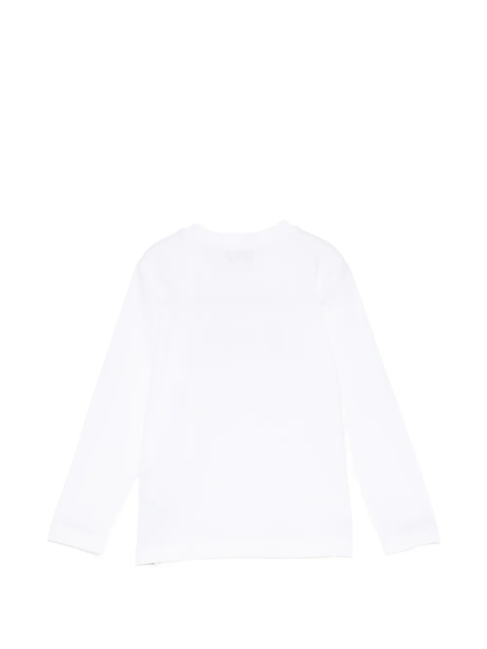 Moschino Kids T-shirt met logoprint Wit