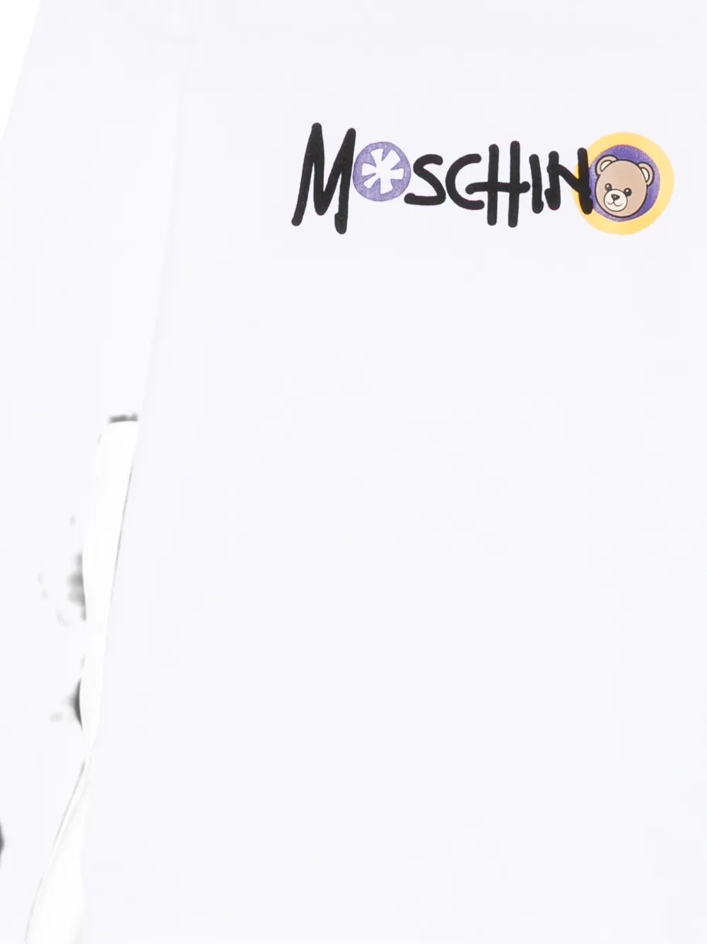 Moschino Kids T-shirt met logoprint Wit