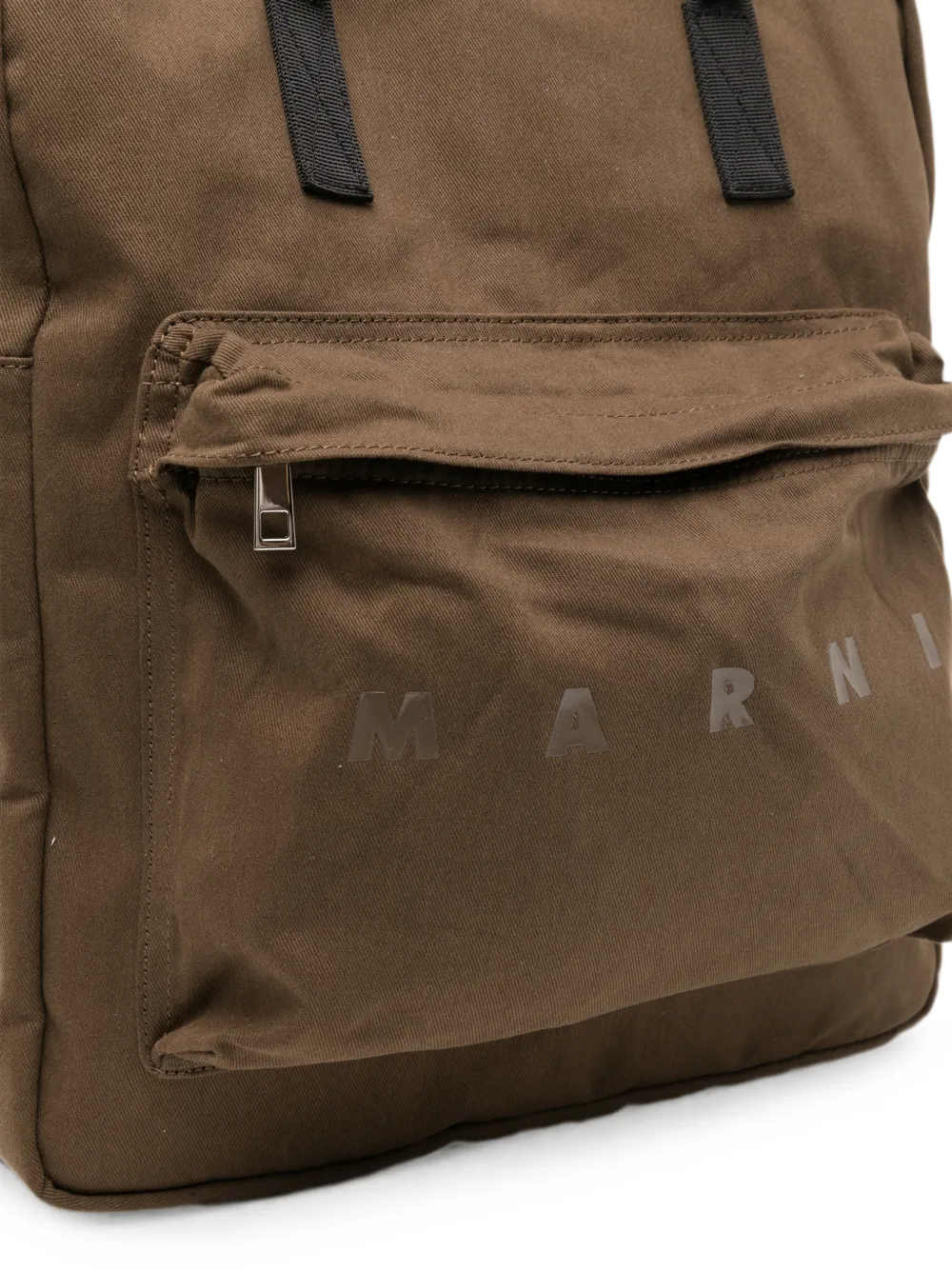 Marni Kids Rugzak met logoprint Bruin