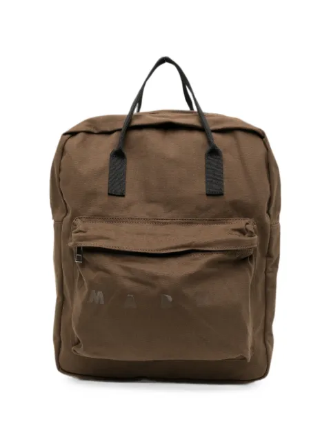 Marni Kids logo-print zip-pocket backpack