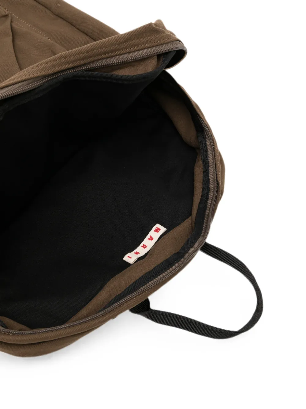 Marni Kids Rugzak met logoprint Bruin