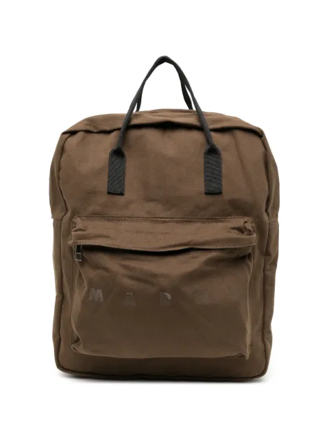 Marni Kids logo-print zip-pocket backpack