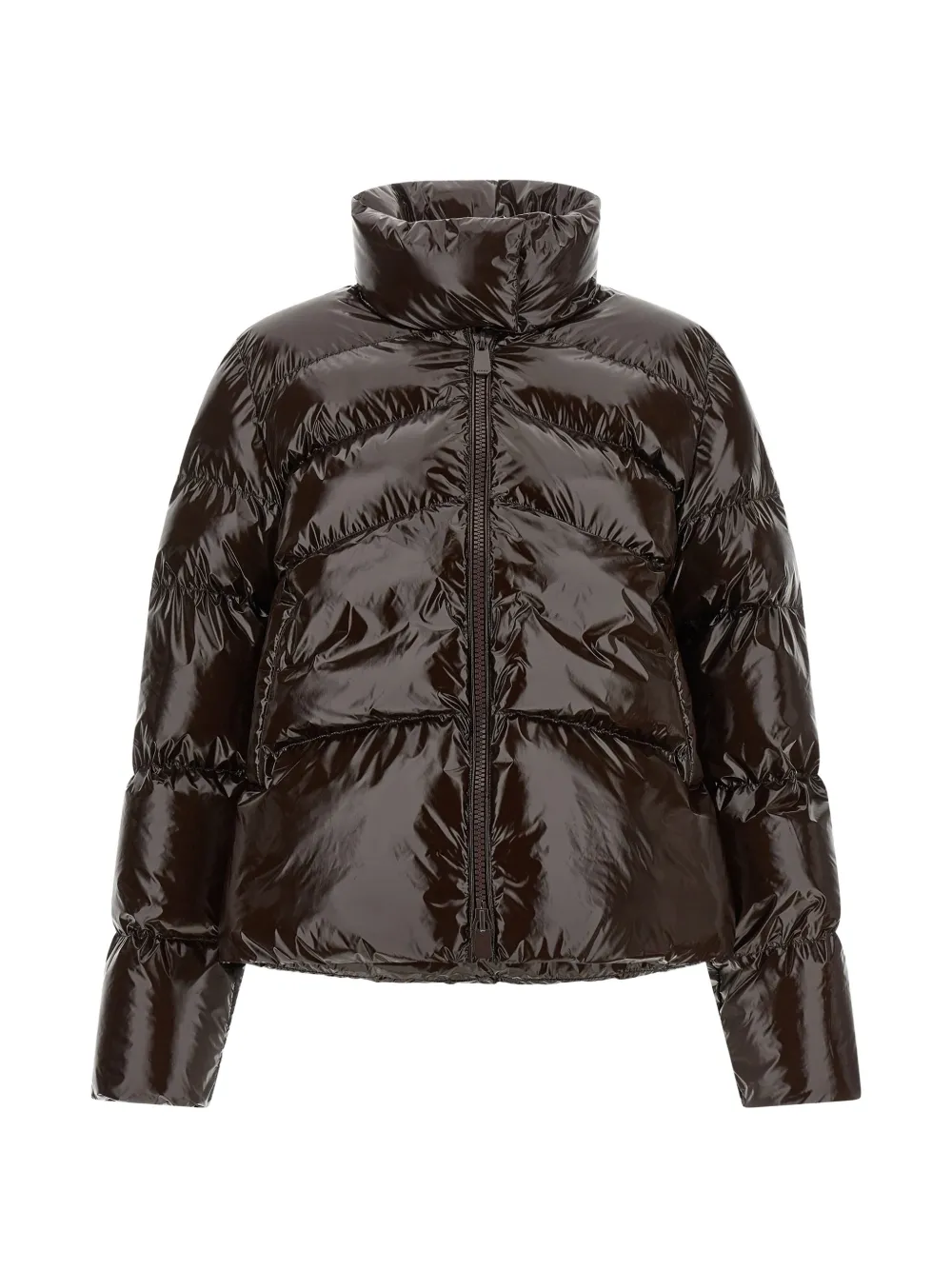 PINKO quilted Love Birds puffer jacket - Marrone