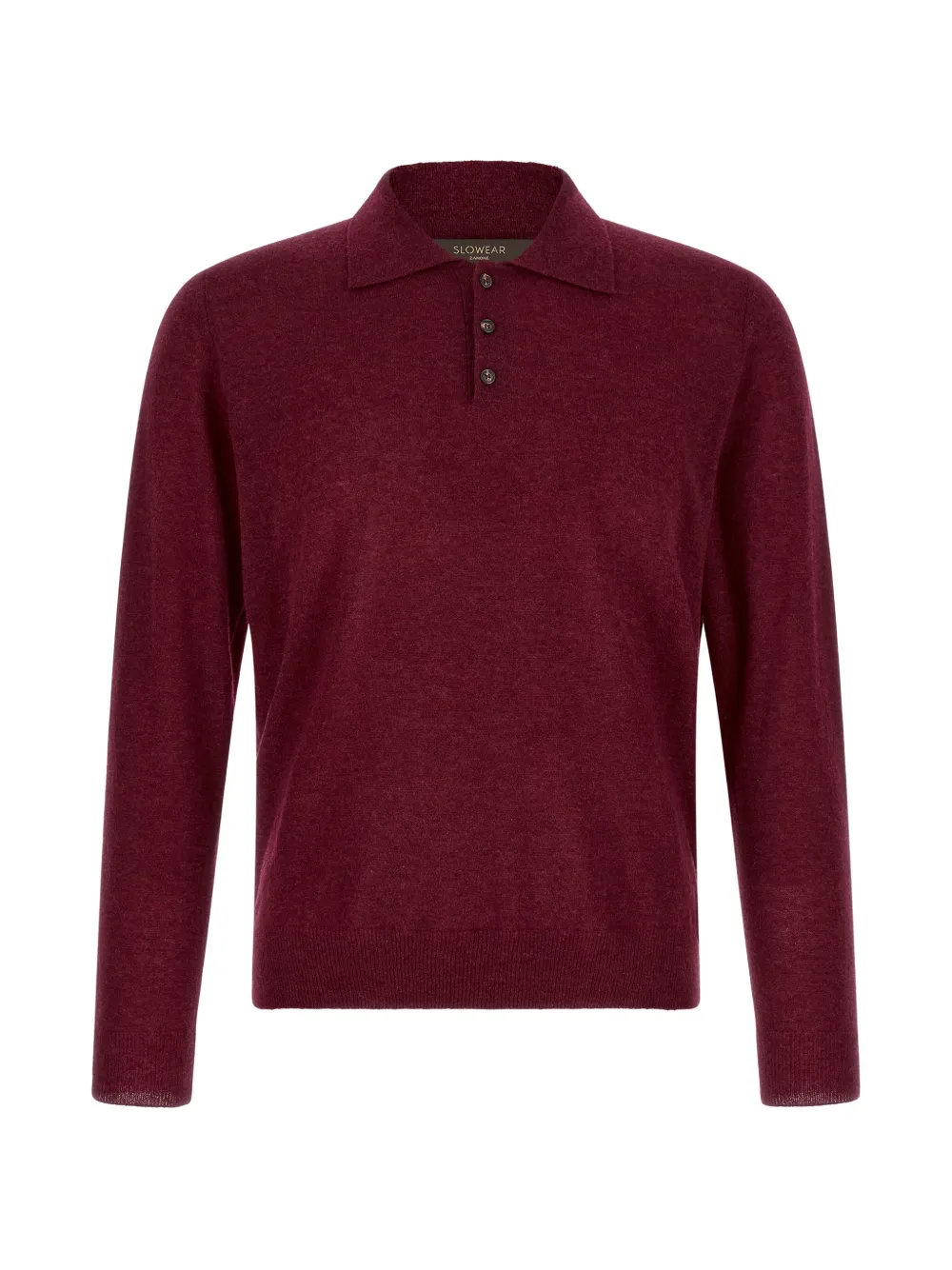 Zanone long-sleeve polo shirt - Rosso
