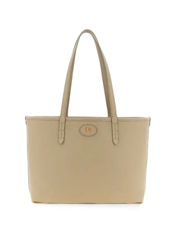Burberry Bloomsbury Reversible Leather Tote Bag in Neutrals