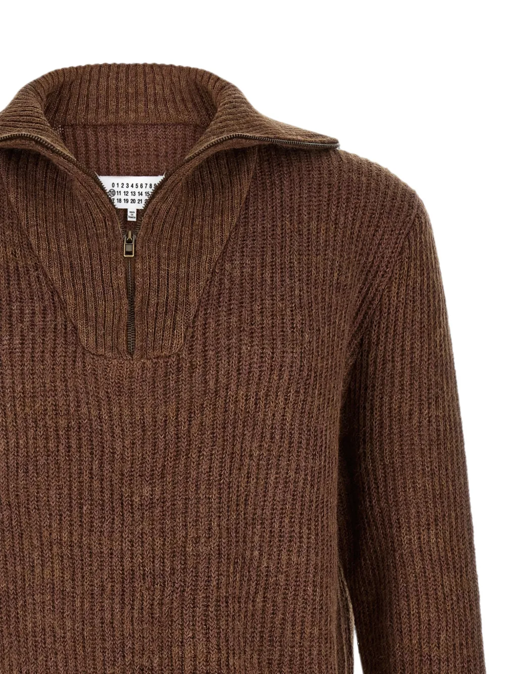 Maison Margiela Four Stitches sweater Bruin