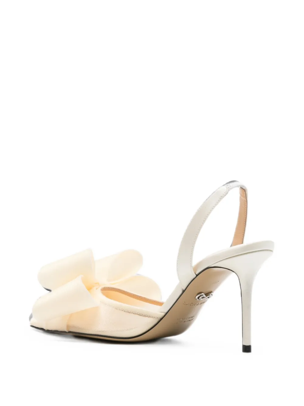 MACH & MACH bow-detail slingback pumps Beige