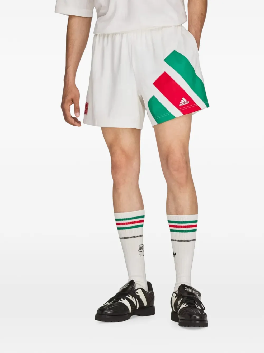 adidas x Brain Dead x Disney voetbalshorts Beige
