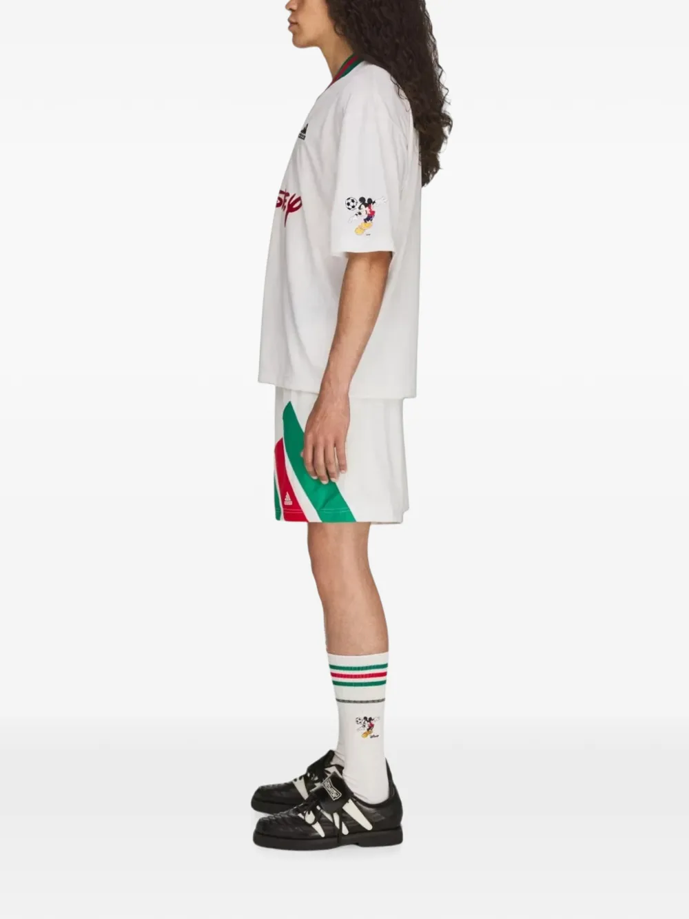 adidas x Brain Dead x Disney voetbalshorts Beige
