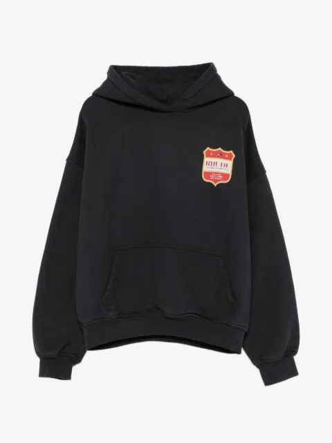 RHUDE sudadera con capucha y logo