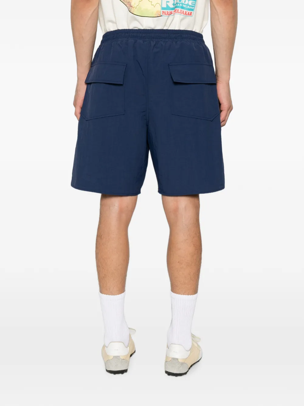 RHUDE Shorts met RH-logo Blauw