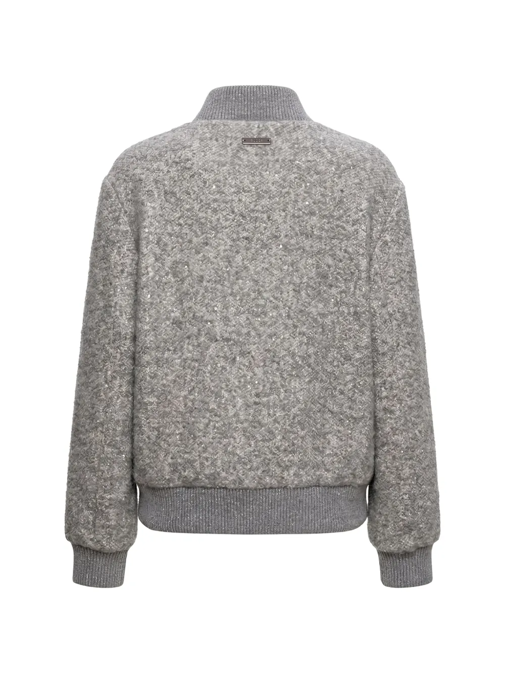 Peserico Jack met bloemenprint Grijs