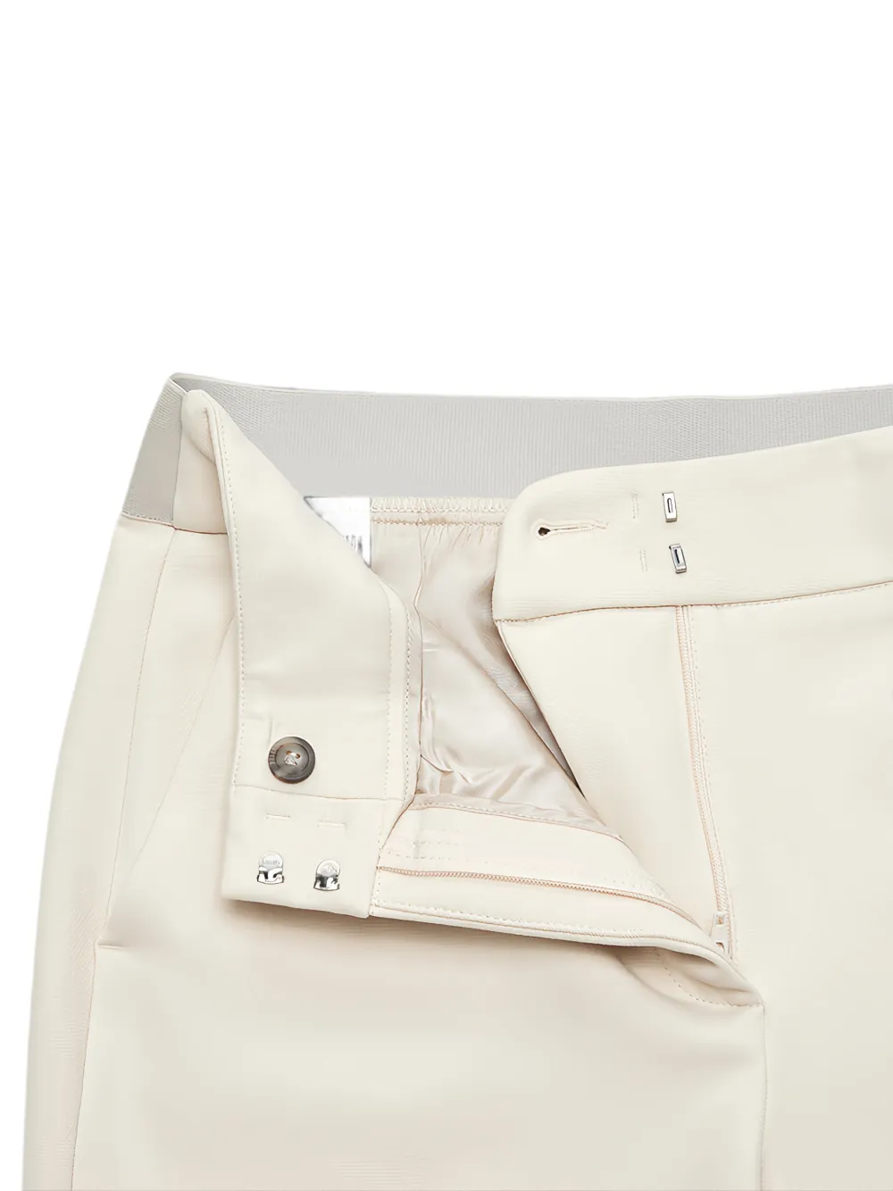 Peserico Pantalon met elastische tailleband Wit