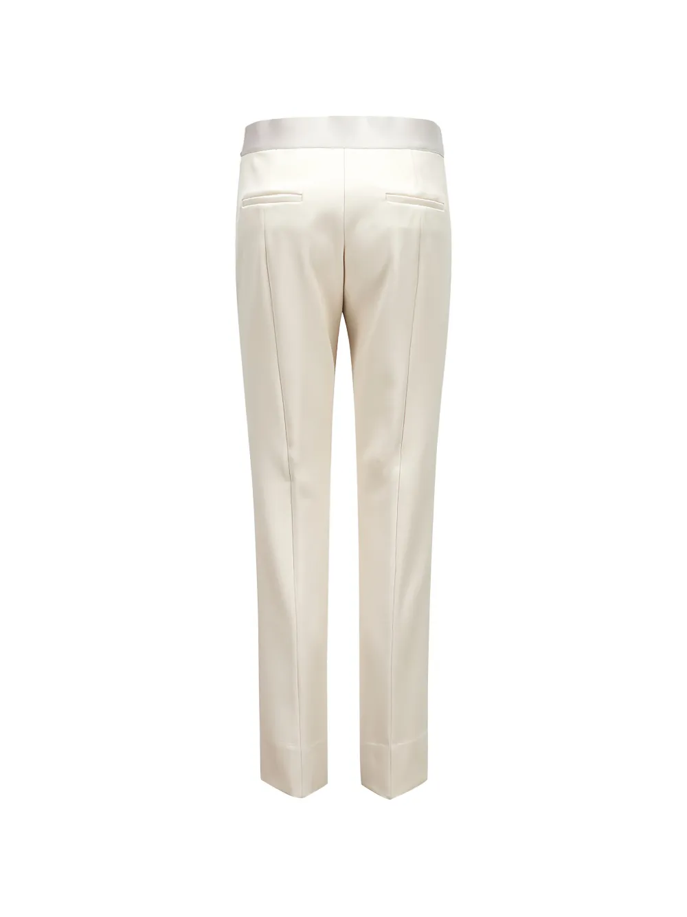Peserico Pantalon met elastische tailleband Wit